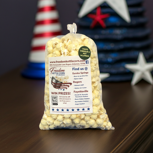 Sweet White Cheddar & Jalapeño Kettle Corn