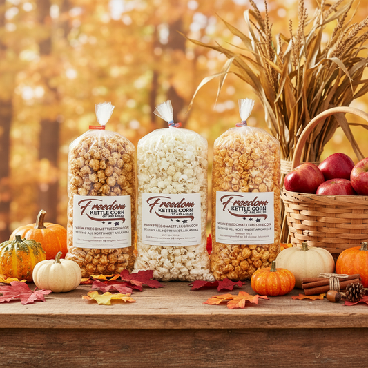 Liberty Kettle Corn Pack – 3 Ready-to-Eat Gourmet Popcorn Flavors